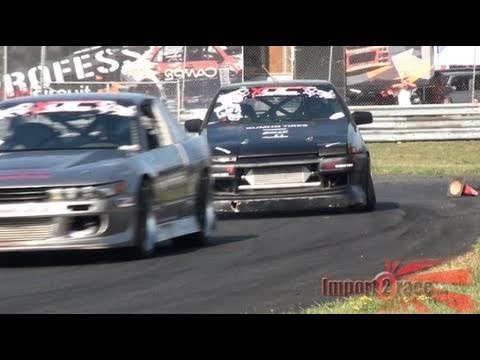 86corolla S2k  vs Silvia Drifting @ XDC