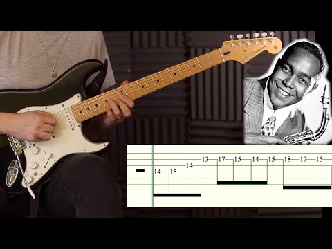 Charlie Parker's Most Insane Lick. Guitar TAB Play Along