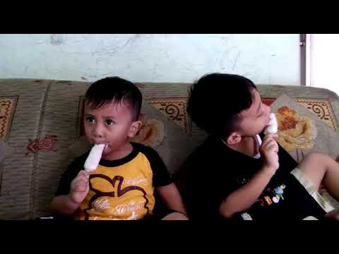 Detik detik duo AL lomba makan ice cream