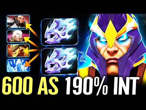 🔥 SILENCER 2X Moonshard WTF Machine Gun Carry — 600AS 190% Intel as Damage NUKER Dota 2 Pro