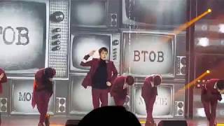 비투비 movie 창섭 위주 직캠 (3월의 스노우 페스티벌 180316)