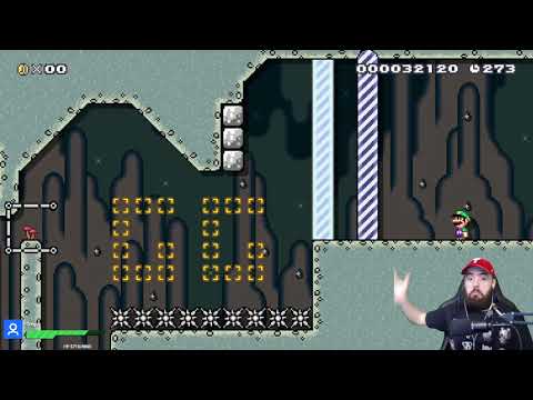 Mario Maker 2 Cavern of Forgotten Shells by Trakkan