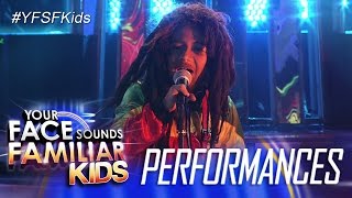 Your Face Sounds Familiar Kids: Justin Alva as Bob Marley - Waiting In Vain