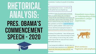 Rhetorical Analysis of President Obama