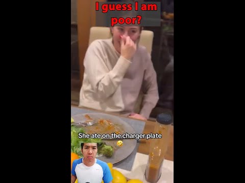 I guess I am poor, What is a charging plate? #shorts #foodie #eating