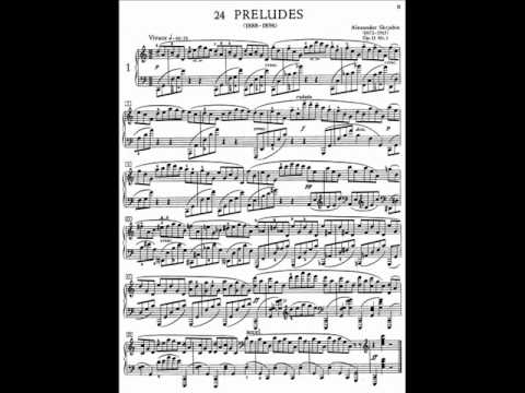Scriabin 24 Preludes Op.11 - No.1 in C major