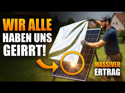 Cheap foil provides massive amounts of electricity for your home!