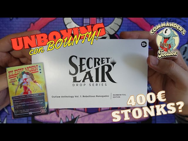 Vídeo relacionado con MTG Secret Lair: Outlaw Anthology Vol. 1: Rebellious Renegades (edición de aluminio)
