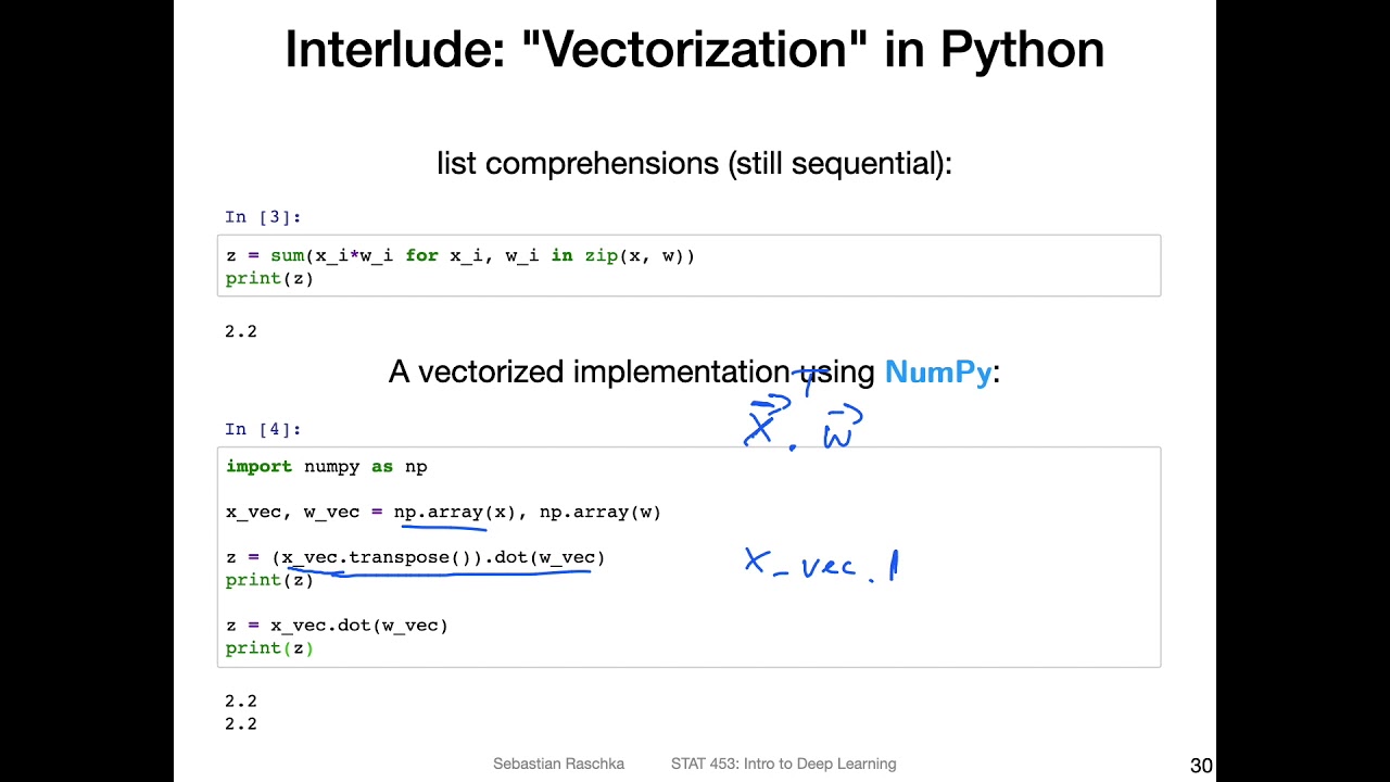 L3.3 Vectorization in Python
