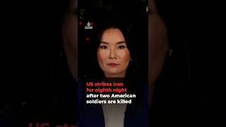 US launches eighth consecutive night of strikes on Iran after soldiers killed in Jordan