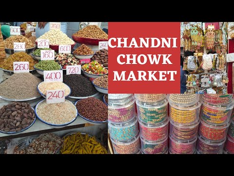Mercado Chandni Chowk 2022 || Fatehpuri Masjid || Frutas secas || Garam Masale ||