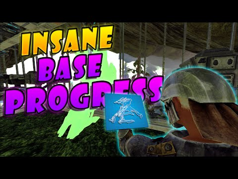 Making INSANE Duo Base Progress On DAY 1 - ARK