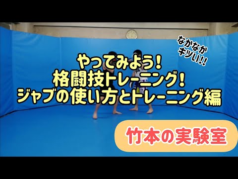 やってみよう！格闘技トレーニング:ジャブの使い方とトレーニング編【プロ格闘家への道】