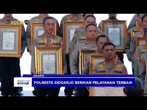POLRESTA SIDOARJO RAIH TIGA PENGHARGAAN DI MUSRENBANG POLRI 2025