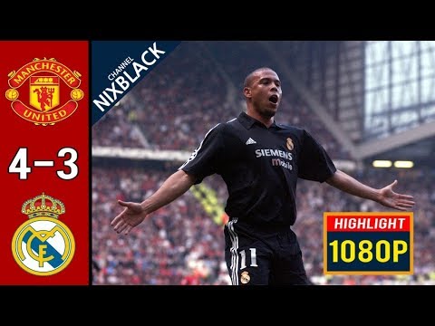 🔥 Манчестер Юнайтед - Реал Мадрид 4-3 - Обзор Матча 1/4 Финала Лиги Чемпионов 23/04/2003 HD 🔥