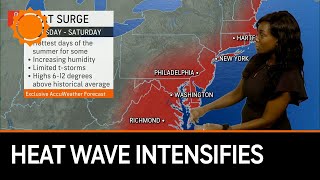 Heat Wave Intensifies: DC, Baltimore could hit temperature benchmark not reached in years