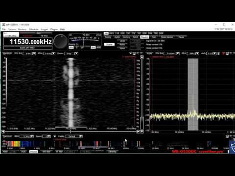 11530 KHZ AM Cuban Spy Numbers HM01 Preamble and Digital
