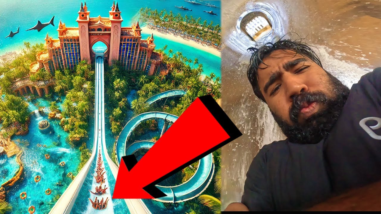 Worlds largest water slide