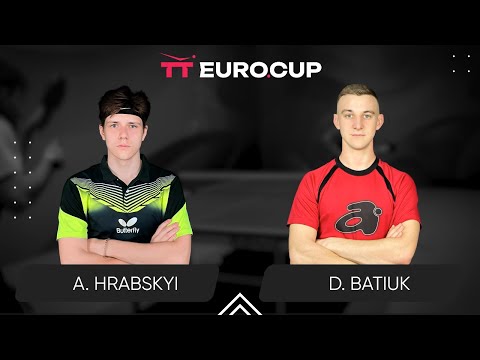 18:50 Andrii Hrabskyi - Dmytro Batiuk 02.10.2024 TT Euro.Cup Ukraine Master. TABLE 3