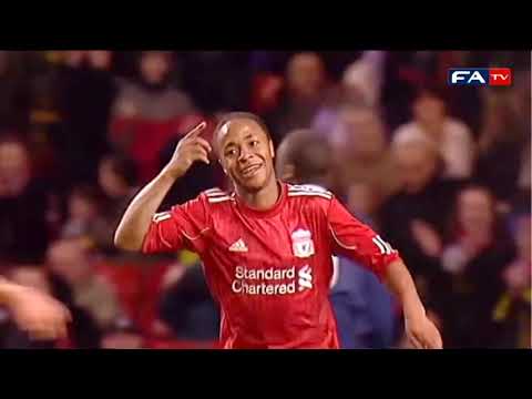 Raheem Sterling scores 5 goals   Liverpool 9 0 Southend, official Youth Cup highlights