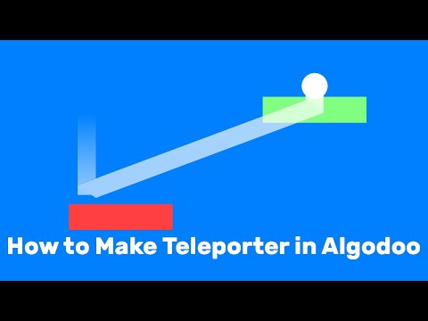 How To Make Teleporter in Algodoo
