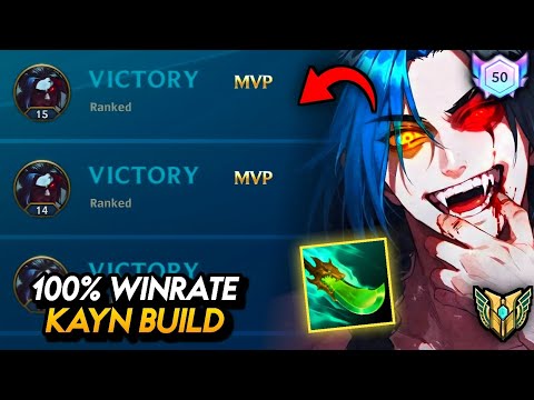 Wild Rift: MY SHOJIN RED KAYN IS BUILT DIFFERENT!! 😱 (100% WIN RATE BUILD) 
