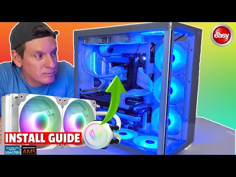 How To Install Any AIO CPU Cooler INTEL | LURKER V240 240mm ARGB