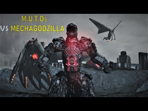MUTOs vs MECHAGODZILLA ll 3D Animation