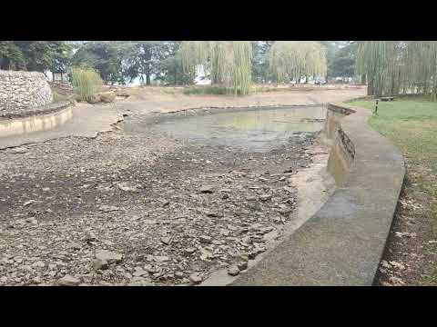 Lucinasco: ecco le immagini del laghetto svuotato