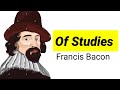 Of studies by Francis Bacon in hindi summary line by line explanation