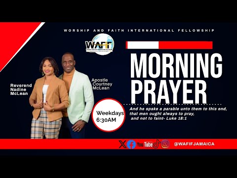 6:30 Prayer- Live with Apostle Courtney McLean
