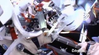 Russian cosmonauts complete telescope mission during ISS spacewalk