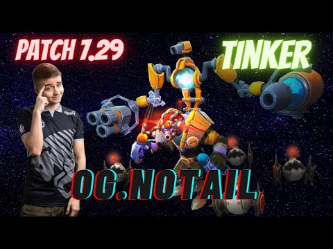 OG.Notail Tinker Destroyed Slark on Safe Lane Dota 2 Gameplay (2021) New Patch 7.29