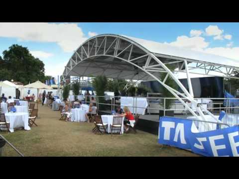 Tata Steel VIP area at the Dextro Energy Triathlon 2010