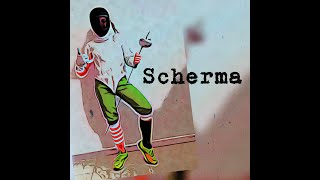 Riscaldamento a casa per i schermidori