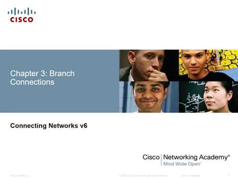 CCNA RS v6: CONN - Module 3 , Branch Connections