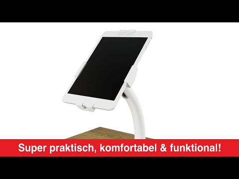Artikelvideo 1 für Neomounts Tablet-Ständer DS15-625WH1 weiß für 1 Tablet, Tischbohrung, Artikelnummer 960695
