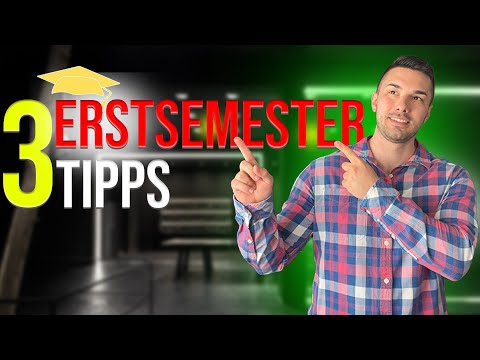 3 ERSTSEMESTER Tipps | Erfolgreich Studieren von Master Absolvent