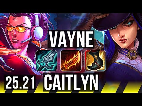 VAYNE & Rell vs CAITLYN & Alistar (ADC) | 19/1/5, Quadra, Legendary | EUNE Master | 25.21