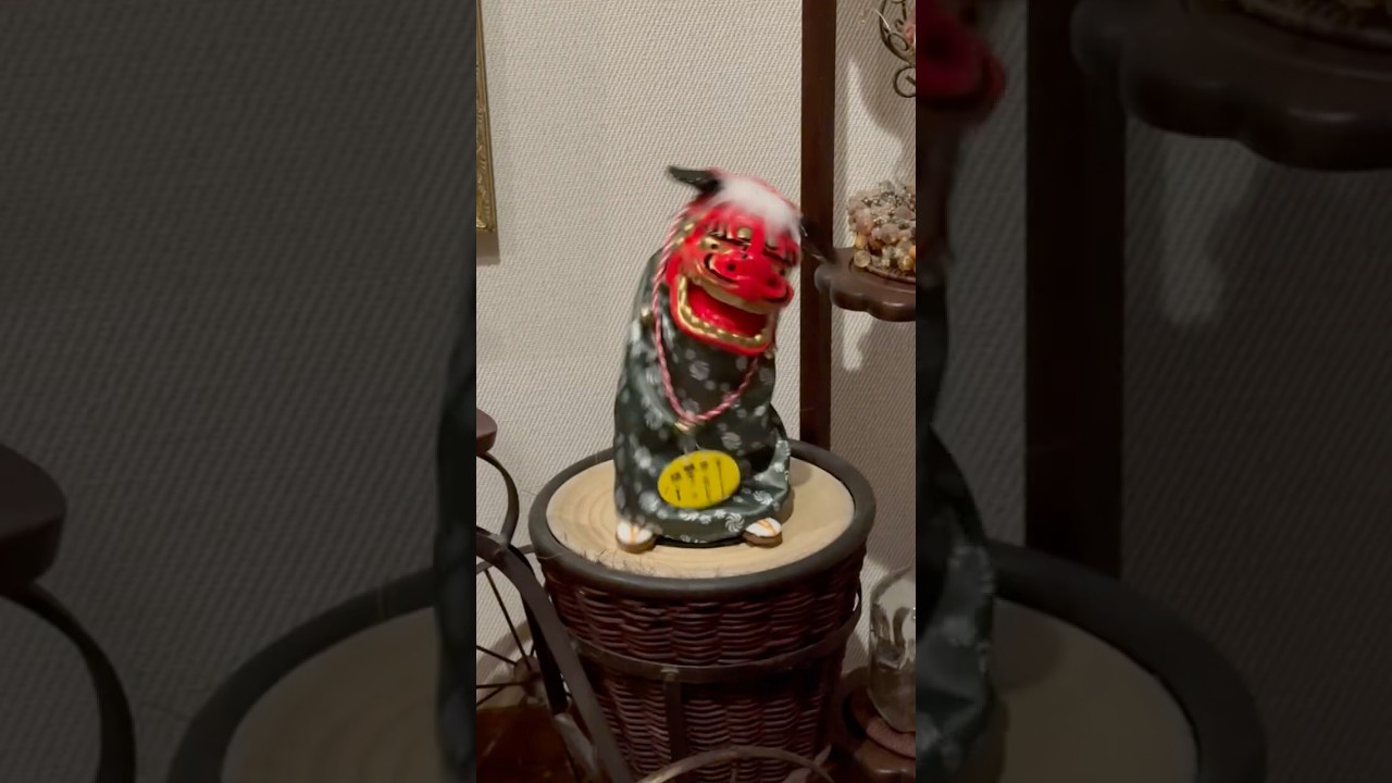 Shishimai (Japanese lion dance) Amazing Gift 踊る獅子舞 縁起物 ギフト✨