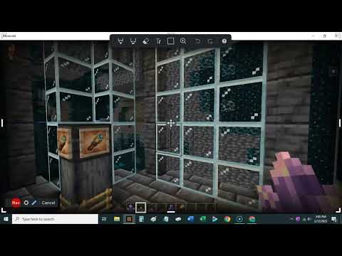 ThunderHart Plays - I built a MAGE TOWER in a minecraft deep dark