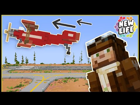 New Life SMP Ep3  -  WORKING AIRPORT IN MINECRAFT!!