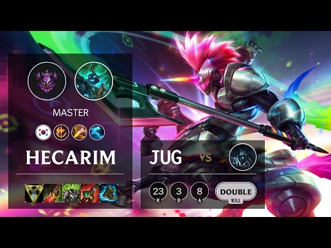 Hecarim Jungle vs Karthus - KR Master Patch 10.19