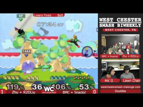 WCS 2/6/2016 Losers Finals: Zhu + R2DLiu (Green) vs BMC + Snacks! (Blue)