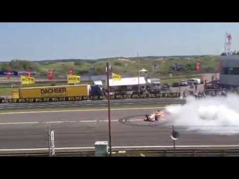 550hp Auto GP driven by Tom Coronel doing spectacular Donut