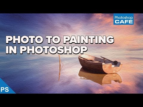 How to turn a photo into an OIL PAINTING  in PHOTOSHOP