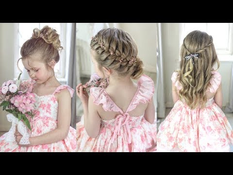 3 Cute Easy Flower Girl Hairstyles By Sweethearts Hair Flower