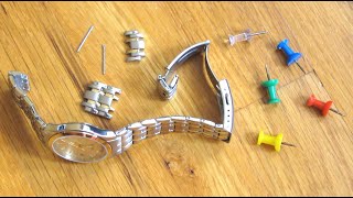 Download lagu Gunakan Pin Tekan untuk Mengubah Ukuran Tautan Jam Tangan | Perpendek, Sesuaikan, dan Hapus Ukura... mp3