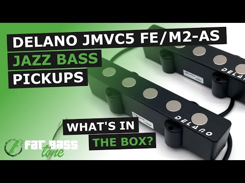 Delano JMVC5 FE/M2-AS Jazz Bass® Pickups: What’s In The Box (A Close-Up Look)