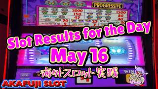 My Slot Results for the Day on May 16 at Pala Casino